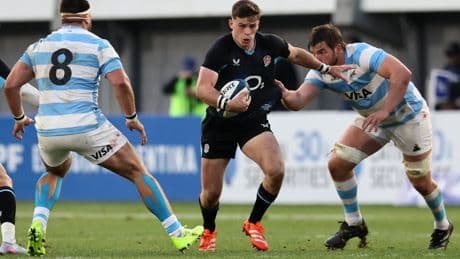 Seb Atkinson urged to seize England centre shirt after impressive debut