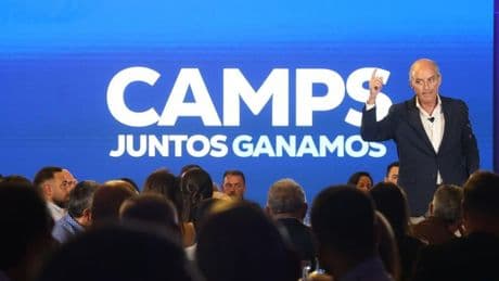 Camps inicia su campaña en Alicante: Soy el único militante del PPCV que dice que quiere presidir el partido