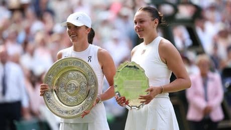 Wimbledon 2025: Iga Swiatek wins maiden Wimbledon title as Amanda Anisimova suffers nightmare day