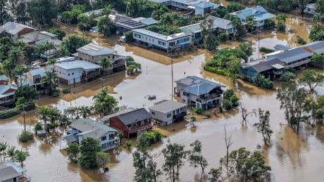Flooding in Australia leaves four dead and entire towns underwater