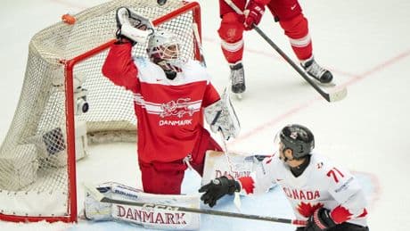 Denmark stuns Canada, U.S. beats Finland to reach semifinals at ice hockey worlds