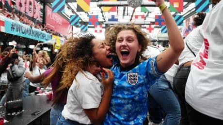 Watch: Moment England fans erupt as Lionesses secure Euro 2025 win