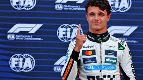 Formule 1 : Lando Norris partira en pole position à Monaco, Ferrari rougit de nouveau