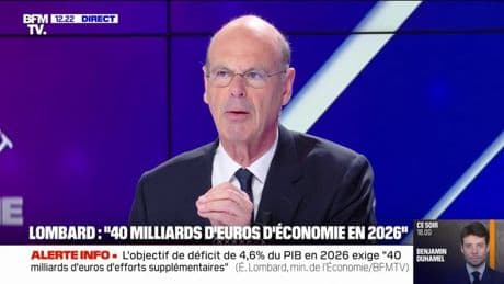 Retraites: "C'est aux partenaires sociaux de fixer les efforts" à réaliser, assure Éric Lombard