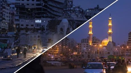 Gazze'de yıkım: Şehrin öncesi ve sonrası görüntülendi