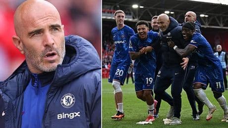 Enzo Maresca gives X-rated retort to Chelsea's critics after Blues secured Champions League football next season by beating Nottingham Forest