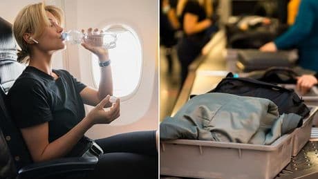 Man reveals secret way to keep hold of your water through security at the airport - but there's a catch