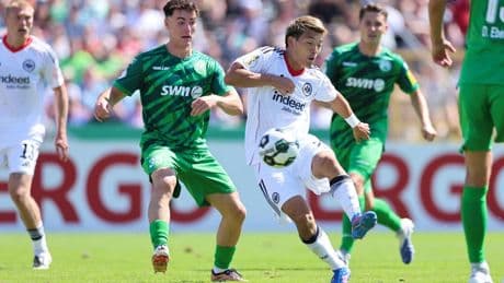 DFB-Pokal: Eintracht zieht ohne Trapp in zweite Runde ein