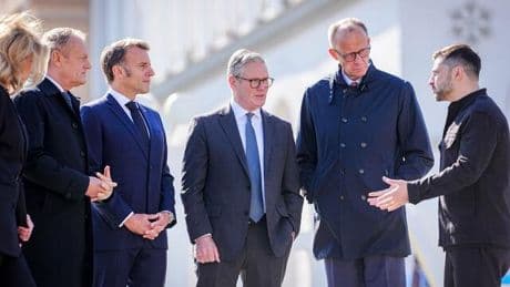 Ukraine-Krieg: Merz und Macron in Kiew: Mission für eine Waffenruhe