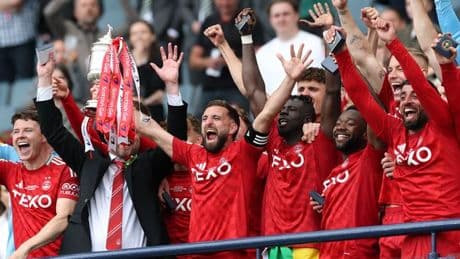 Aberdeen are Celtic treble-busters as Kevin Nisbet helps Dons to first Scottish Cup win since 1990