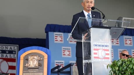 Why Ichiro’s savage Marlins joke during Hall of Fame speech gave former exec ‘PTSD’