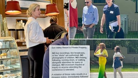 Inside Sun Valley’s ludicrous, over-the-top security crackdown: ‘We have a reporter — asking questions!’