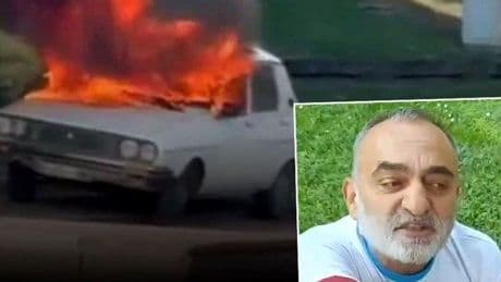 Meclis'te beyaz bir torosu ateşe vermişti: Tutuklandı