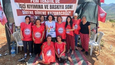 Dersim’de direnen Peri Tekstil işçilerine ESP’den dayanışma ziyareti