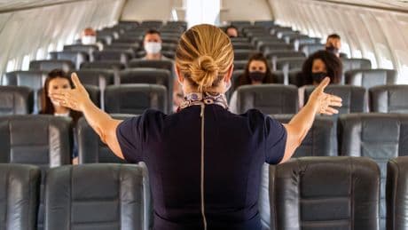 Here's What Flight Attendants Can And Can't Do When A Passenger Is Unruly
