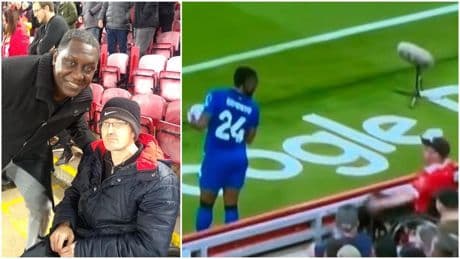 Un hombre en silla de ruedas, el hincha del Liverpool arrestado por los insultos racistas a Semenyo en Anfield