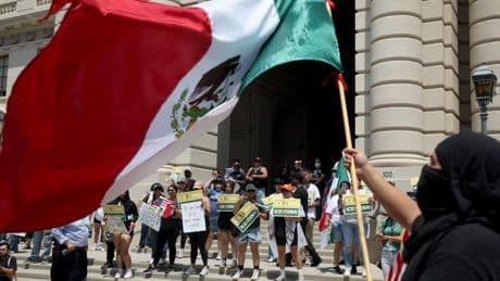 Immigrant protests, unrest in L.A. reverberate in Mexico