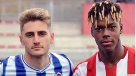 El guiño de Nico Williams al fichaje de Robert Navarro por el Athletic
