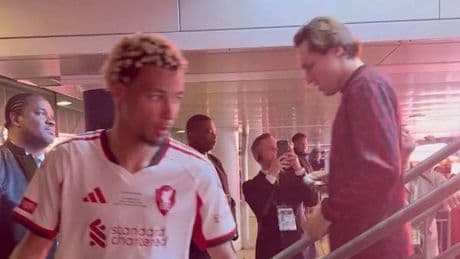 Florian Wirtz and Hugo Ekitike footage speaks volumes as Liverpool stars collect medals