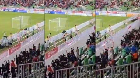 Gol sevincinde 3 metreden düştü! Ölümden döndü