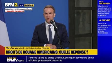 Droits de douane américains : Marc Ferracci appelle l'UE à "jouer collectif"