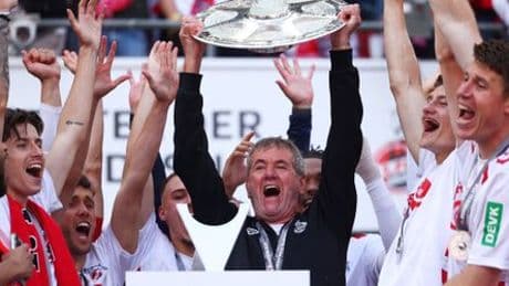 2. Fußball-Bundesliga: Friedhelm Funkel führt 1. FC Köln zum Aufstieg – Elversberg in der Relegation