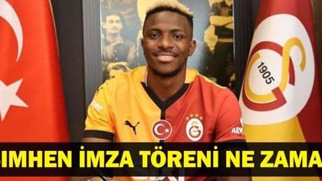OSIMHEN İMZA TÖRENİ NE ZAMAN? Osimhen İmza Töreni Nereden İzlenir, Canlı Yayınlanacak Mı? Galatasaray'dan Dev Transfer!