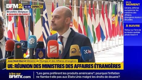 Israël: Jean-Noël Barrot appelle Bruxelles à "cesser toute forme de soutien financier direct et indirect à la colonisation"