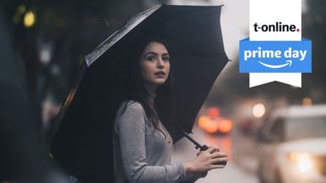 Sturmfester Regenschirm zum Prime-Day-Deal: Er hält stärksten Böen stand