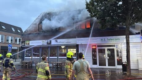 Grote brand in centrum Lunteren