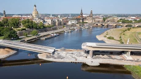 Neue Carolabrücke - Entscheidung im Dresdner Brückenstreit