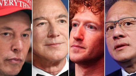 These 4 tech billionaires who attended or donated to Trump's inauguration lost $194 billion in his first 100 days