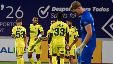 Fenerbahçe'den Uniao de Leiria karşısında 2 gollü galibiyet!