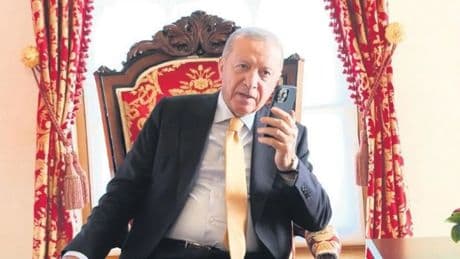 Erdoğan şehit ailesiyle görüştü