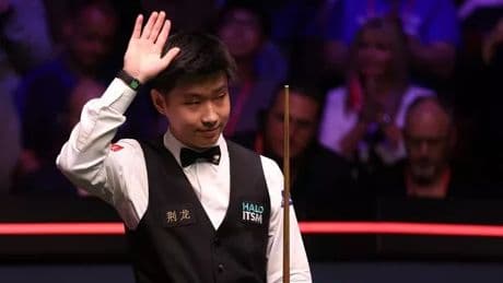 Zhao Xintong beats Mark Williams to win historic World Snooker Championship title
