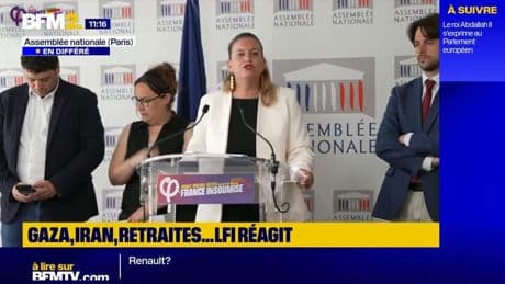 Guerre Israël-Iran: "la position de la France est scandaleuse", dénonce Mathilde Panot
