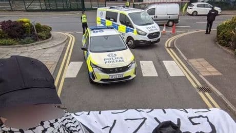 Pro-Palestine protestors 'block' Edinburgh factory owned by defence company