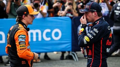 Al final va a resultar que el novato Piastri es el que tiene que enseñar al veterano Verstappen