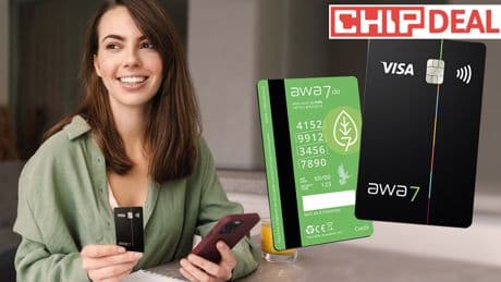 50 Euro Willkommensbonus: Jetzt jahresgebührenfreie awa7® Visa Kreditkarte sichern