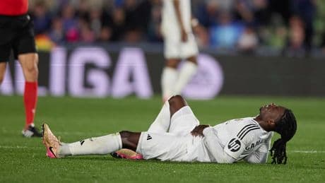 Liga : fin de saison pour le milieu du Real et des Bleus Eduardo Camavinga