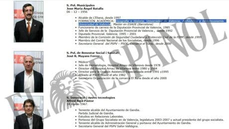 El currículum menguante del comisionado de la dana: el título "falso" de Biblioteconomía y otro de Geografía que desaparece