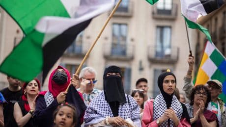 Protesta en 25 municipios de Cataluña en favor del pueblo palestino: “Romped relaciones con Israel”