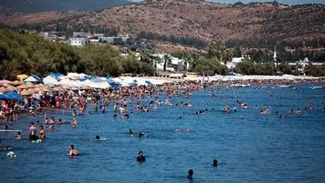Muğla'da deniz suyu sıcaklığı