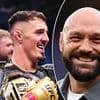 Tyson Fury gives five-word reaction to friend and ex-sparring partner Tom Aspinall being elevated to undisputed UFC champion after Jon Jones' retirement