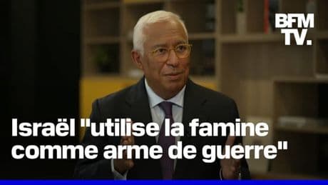 Économie française, Gaza, menace russe... L'interview d'Antonio Costa, président du Conseil européen