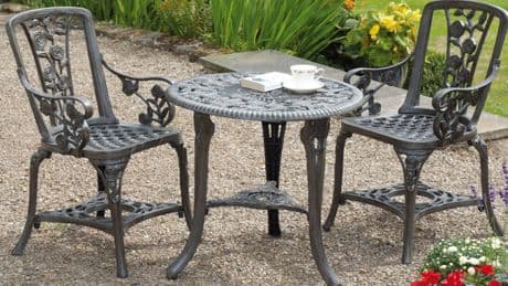 'Pretty' garden patio bistro set praised for being 'extremely sturdy' is now on sale