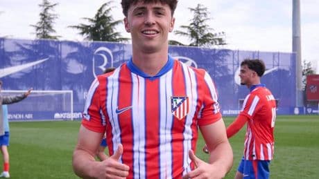 Castillo, la joya de la cantera del Atlético que dijo 'no' al Real Madrid, debutó con el filial