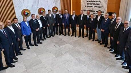 TOBB Başkanı Rifat Hisarcıklıoğlu, TCMB Başkanı Fatih Karahan ile görüştü