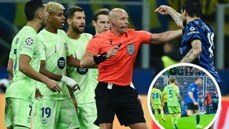 Iñigo Martínez pierde los papeles y escupe a un rival tras el segundo gol del Inter