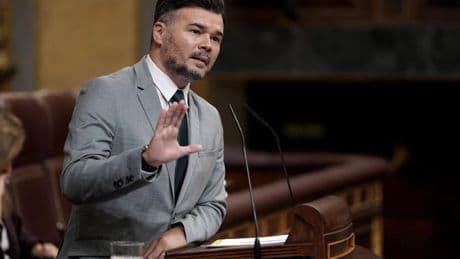 ERC rechaza el frente común de izquierdas que Rufián propone para las elecciones generales